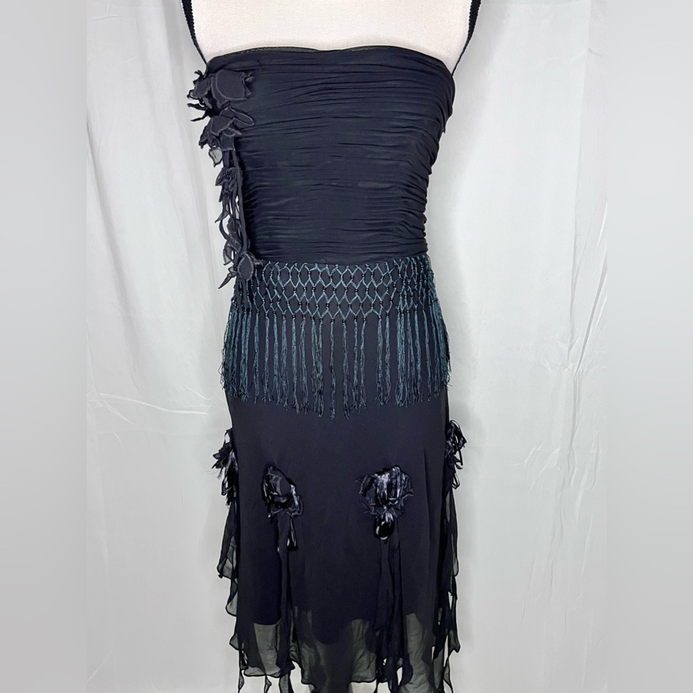 Jovani Strapless Black Cocktail Dress - Picture 6 of 9